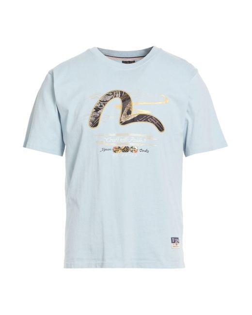 Evisu Blue T-Shirts for men