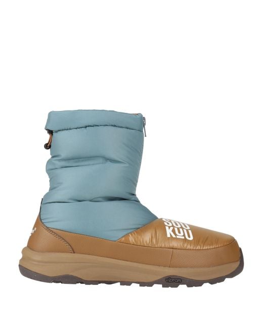 SOUKUU by THE NORTH FACE x UNDERCOVER Blue Camel Ankle Boots Textile Fibers for men