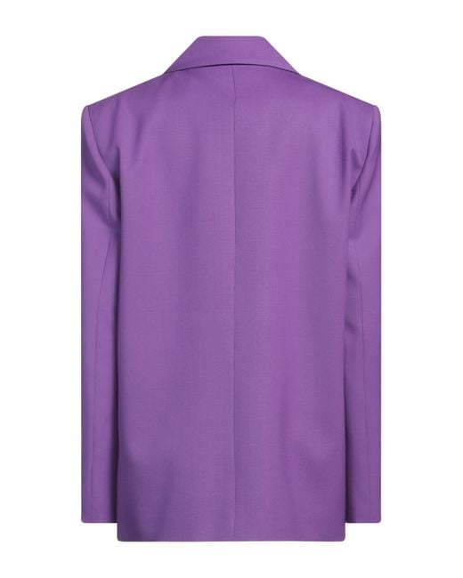 MSGM Purple Blazer