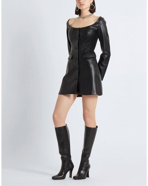 8 by YOOX Black Mini Dress