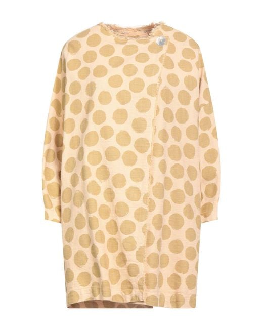 ALESSIA SANTI Natural Overcoat & Trench Coat