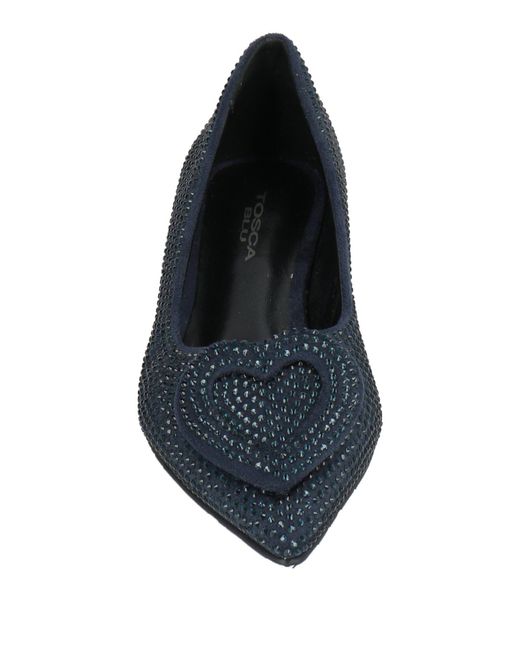 Tosca Blu Blue Ballet Flats