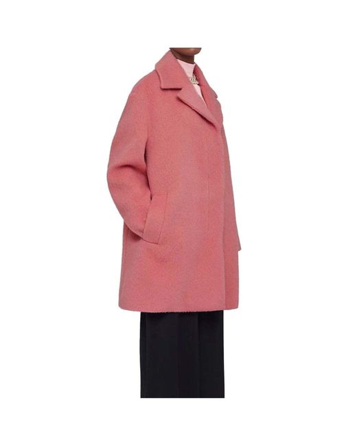 Manteau long Jil Sander en coloris Pink