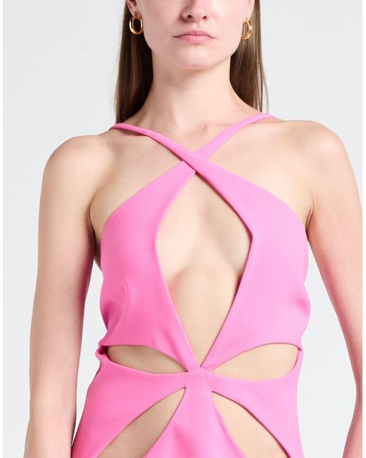 Monot Pink Maxi Dress Polyester