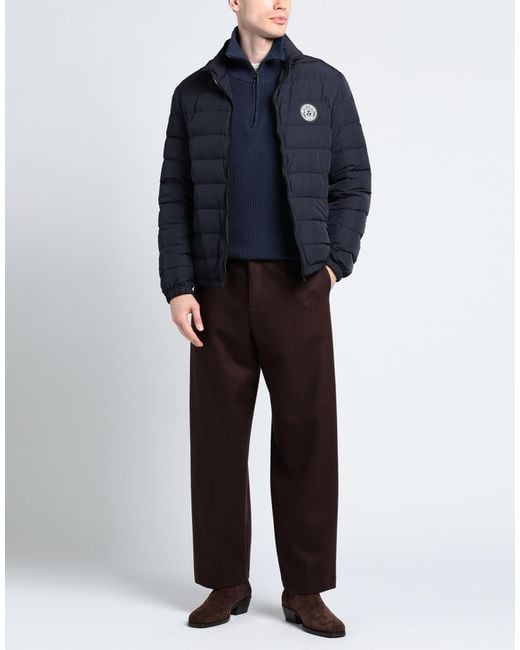 Versace Blue Down Jacket for men