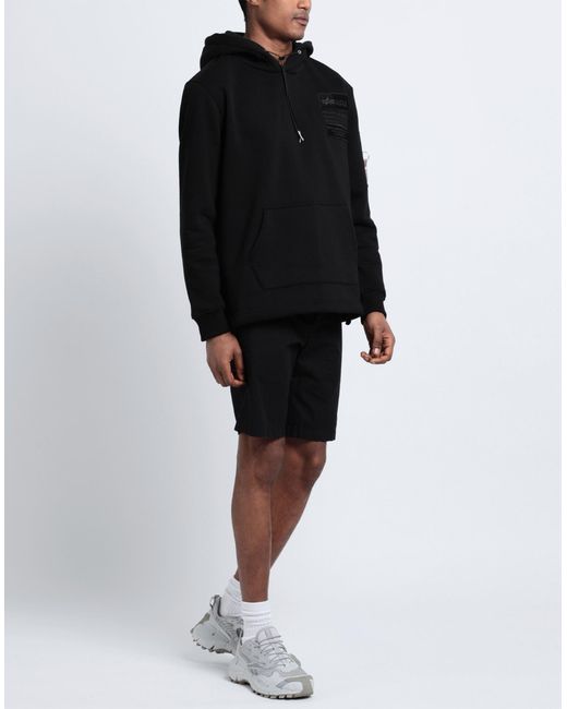 Sudadera Alpha Industries de hombre de color Black