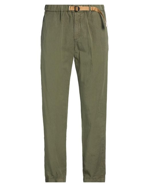 White Sand Green Trouser for men