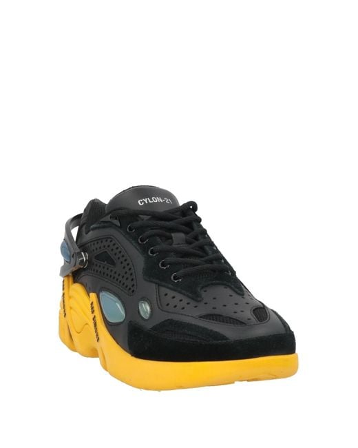 Raf Simons Yellow Runner Sneakers Synthetisches Material
