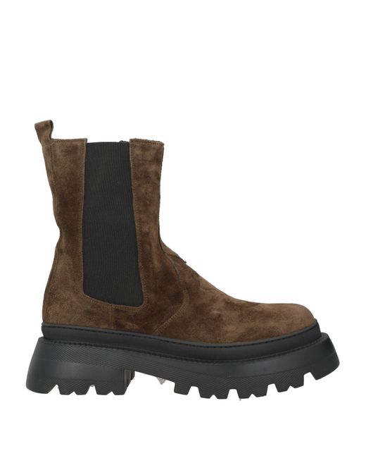 Janet & Janet Brown Ankle Boots Leather