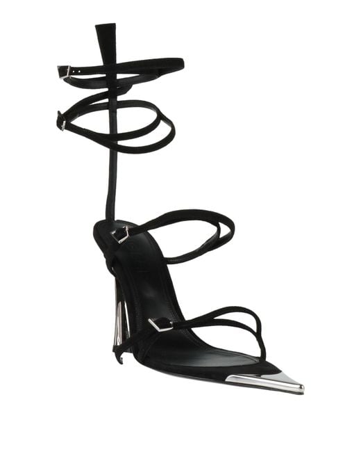 Mugler White Sandals