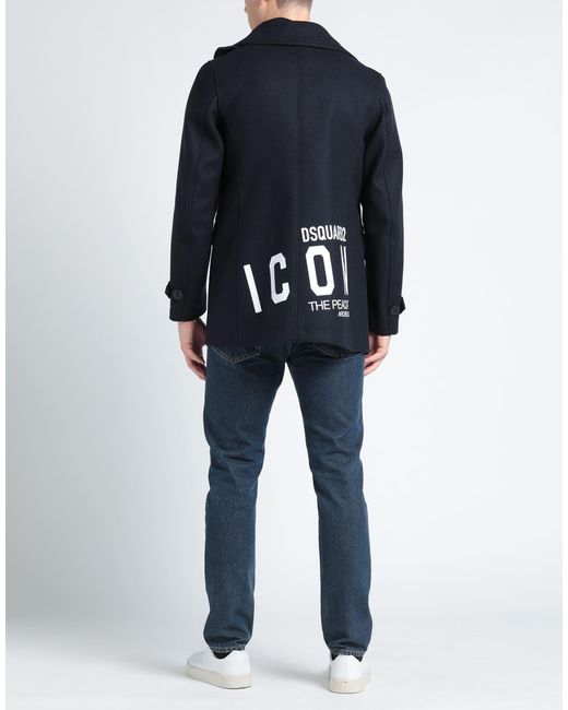 DSquared² Blue Coat for men