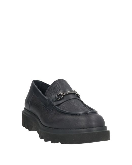 Cerruti 1881 Gray Loafers Cow Leather for men
