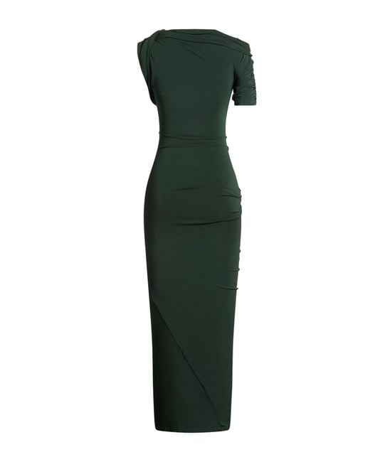 Jacquemus Green Maxi Dress Viscose, Polyester, Elastane