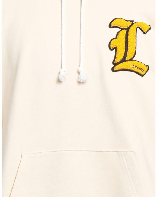 Lacoste Natural Sweatshirt Cotton, Polyester, Elastane for men