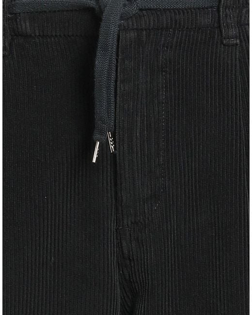 40weft Black Pants Cotton for men