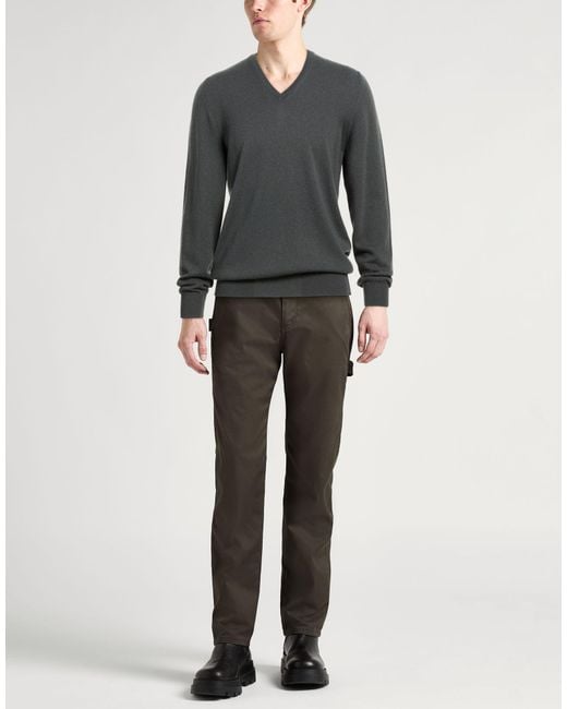 Fedeli Gray Jumper for men