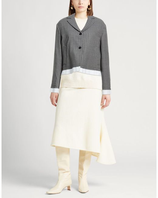 Philippe Model Gray Jacket Virgin Wool