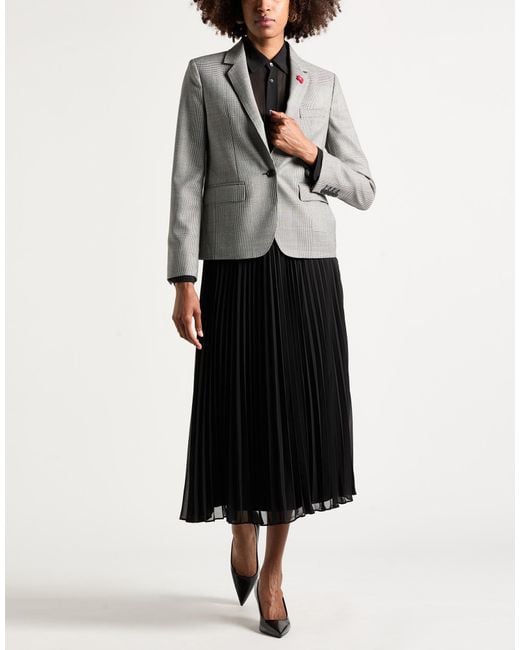 Lardini Gray Blazer Wool