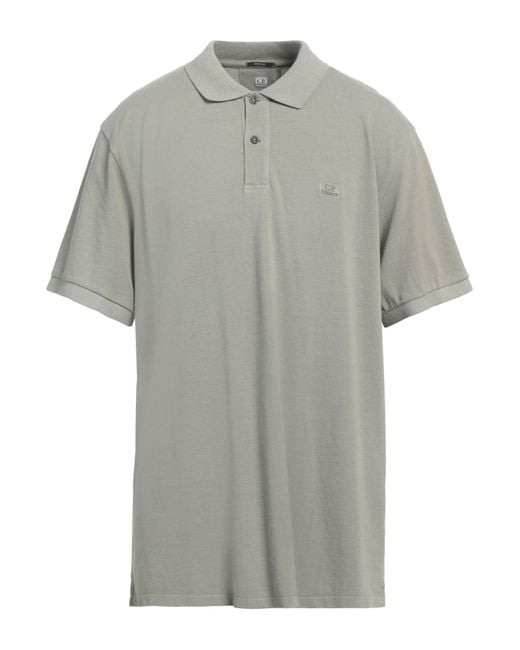 C P Company Gray Polo Shirt for men