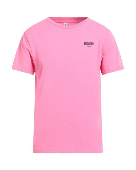 Moschino Pink T-shirt for men