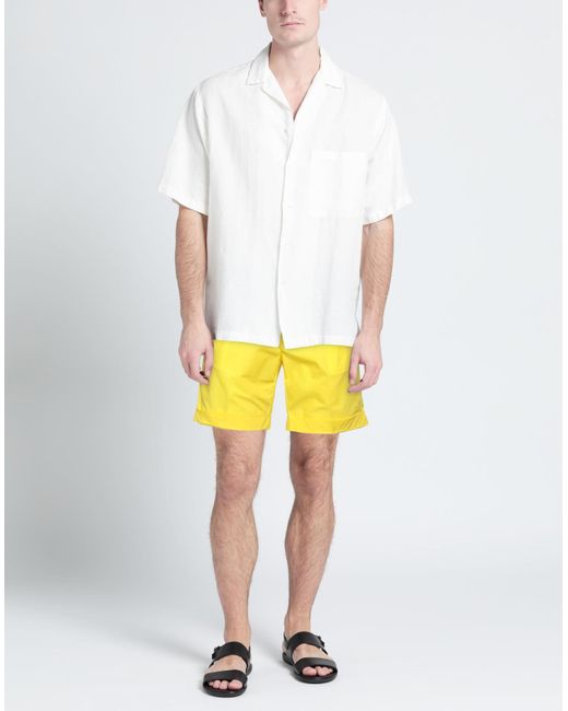 Entre Amis Yellow Shorts & Bermuda Shorts for men