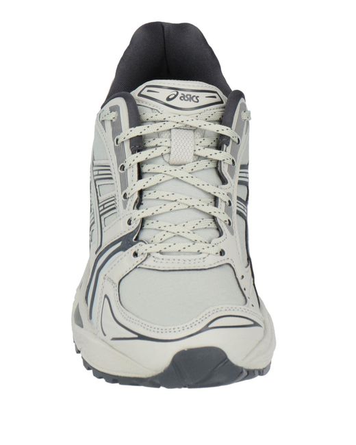 Asics Gray Sneakers Textile Fibers