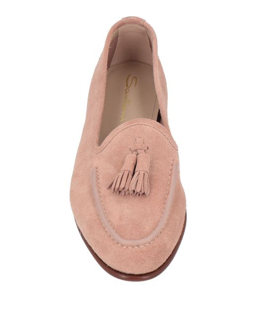 Santoni Pink Mokassin