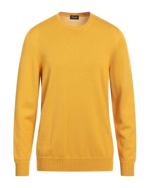 Pullover Drumohr de hombre de color Yellow