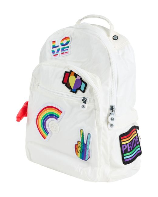 Kipling White Rucksack