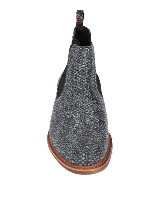 Floris Van Bommel Brown Ankle Boots for men