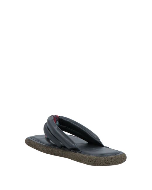 Dries Van Noten Black Thong Sandal for men