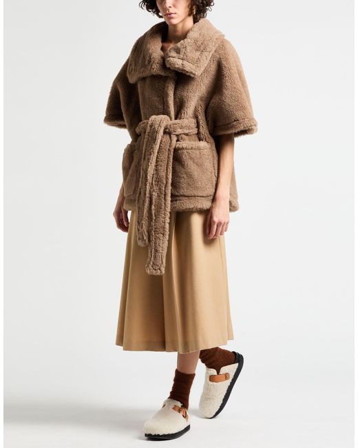 Max Mara Brown Shearling & Teddy
