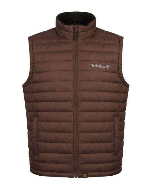 Chompa Sin Mangas Timberland de hombre de color Brown