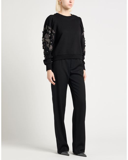 Scarlett Poppies Black Sweatshirt Cotton