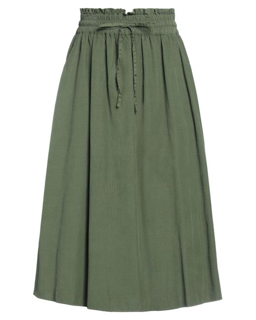 Massimo Alba Green Midi Skirt