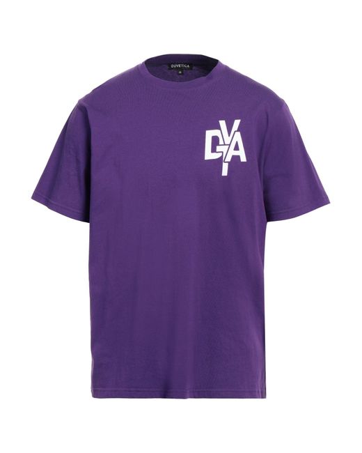 Duvetica Purple T-shirt for men