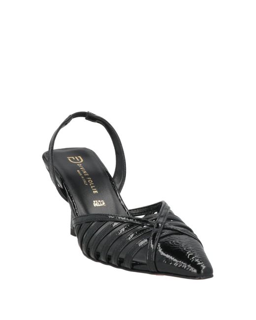 Divine Follie Black Pumps