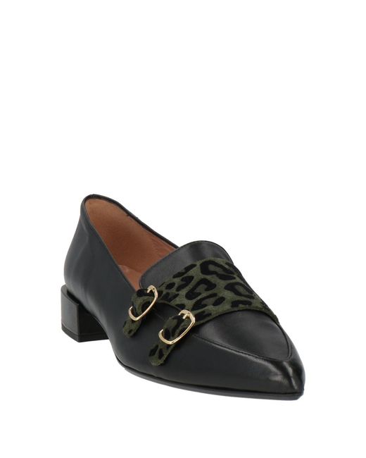 Status Black Loafers Leather