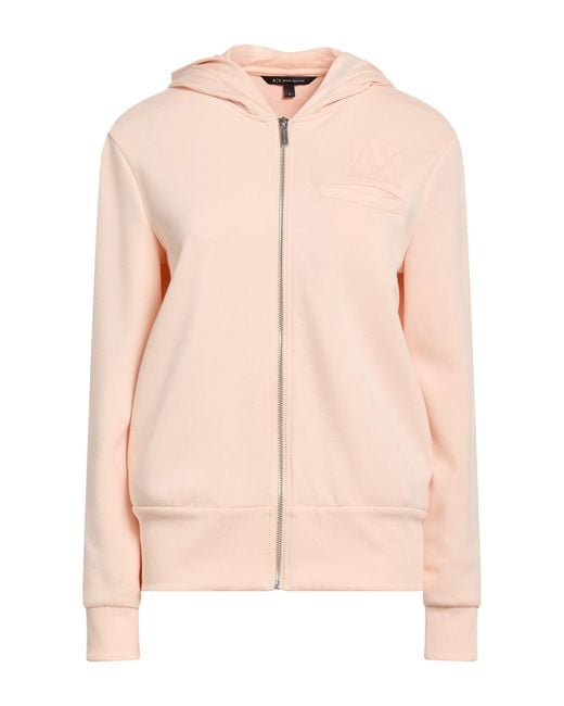 ARMANI EXCHANGE Pink Sweatshirt Polyamide, Viscose, Elastane
