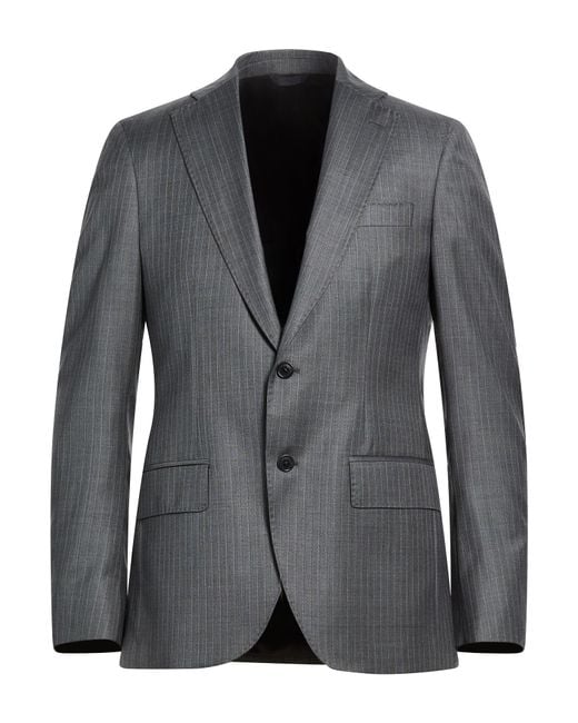 Tombolini Black Blazer Virgin Wool, Mohair Wool for men