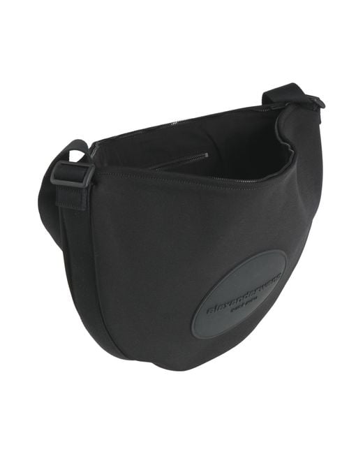 T By Alexander Wang Black Cross-Body Bag Textile Fibers