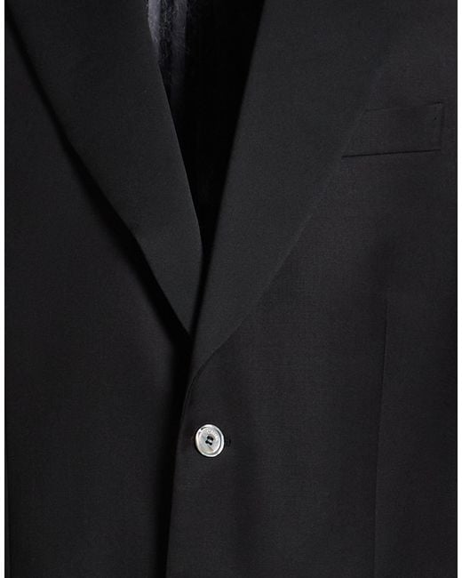 Moschino Black Blazer Virgin Wool for men
