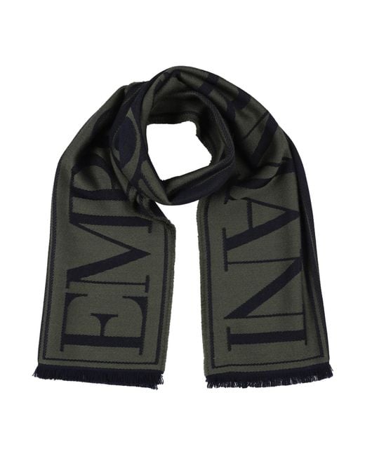 Sciarpa di Emporio Armani in Black da Uomo