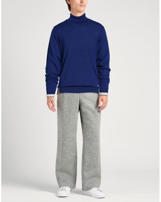 Manuel Ritz Blue Turtleneck for men
