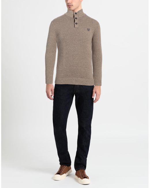 Chaps Rollkragenpullover in Gray für Herren