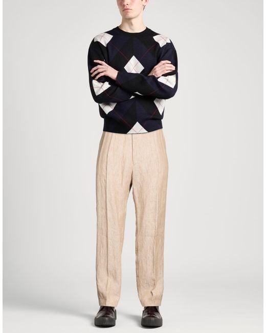 120% Lino Natural Trouser for men