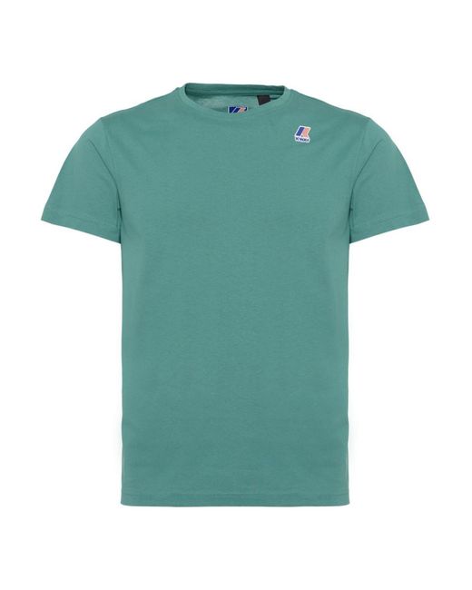 Camiseta K-Way de hombre de color Green