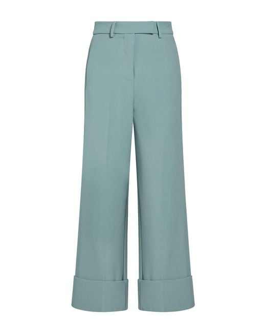 MÊME ROAD Blue Pants Polyester, Elastane