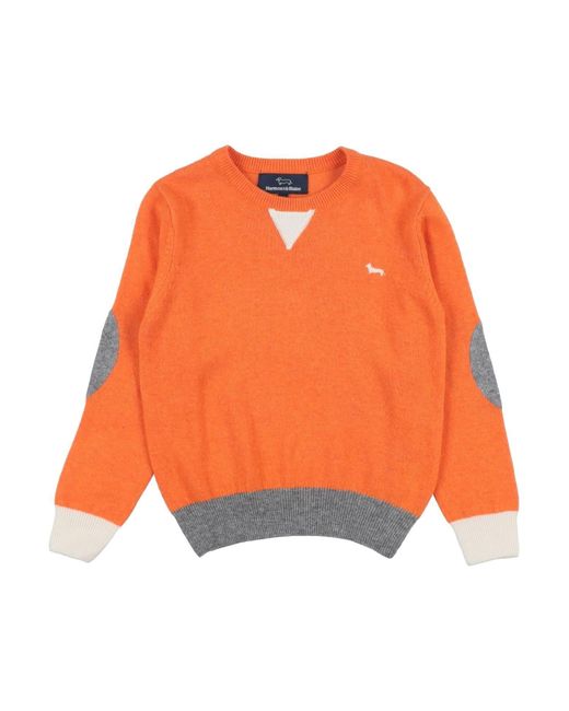 Harmont & Blaine Orange Sweater Viscose, Polyamide, Merino Wool, Cashmere for men