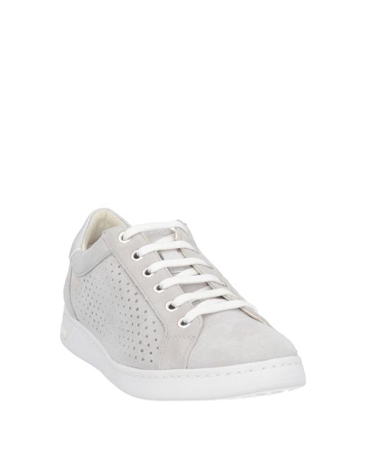 Geox White Trainers